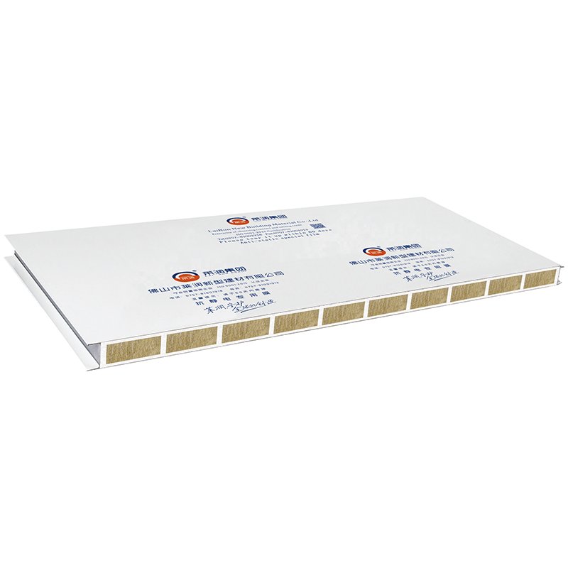 Magnesium rock wool sandwich panel photograph from the company homepage material.